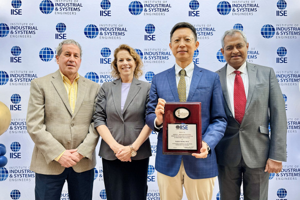Prof. Fugee TSUNG Honored with IISE 2025 George L. Smith International Award for Excellence in Promotion of Industrial Engineering